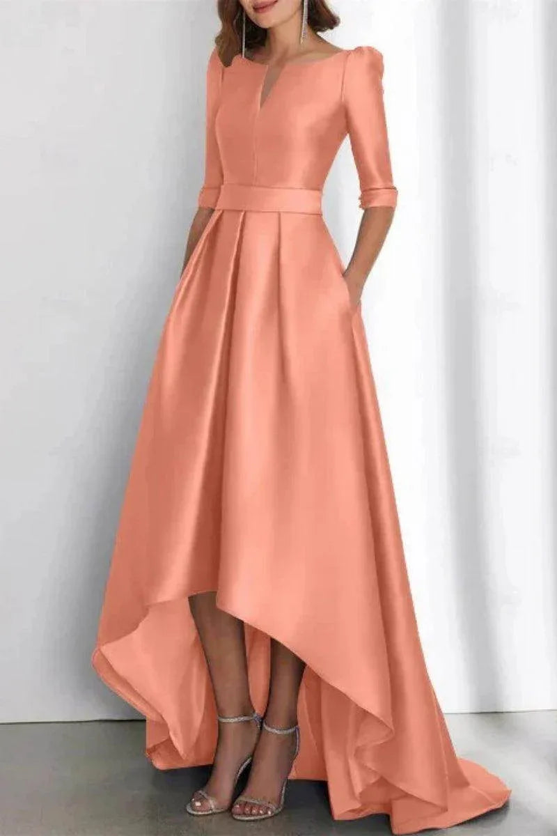 A Line Off The Shoulder Sleeveless Ankle Length Mother Dresses CM0337CR - COCOMELODY
